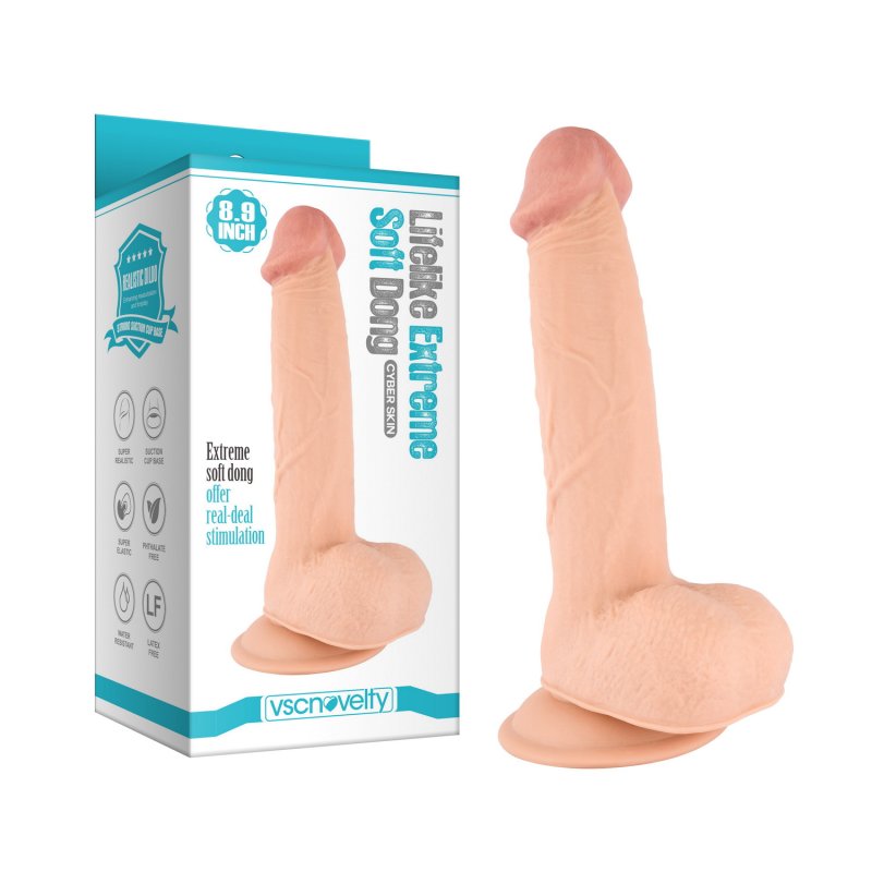 (image for) 8.9” Lifelike Extreme Soft Dong