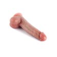 (image for) 9” Dual-Layered Nature-Feel Silicone Dildo