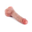 (image for) 9.5” Dual-Layered Nature-Feel Silicone Dildo