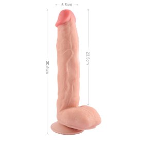 12.00" Sliding Skin Dual layer Dick