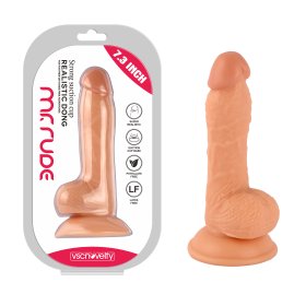Mr. Rude 7.3" Realistic Testicle Dong