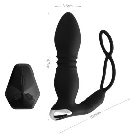 Fervent Remote Control Thrusting Prostate Massager