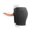 (image for) Packer-Wear Unisex Strap-On Harness Boxer Shorts Kit with Dual Layer Bendable Dildo 7.5”