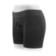 (image for) Packer-Wear Unisex Strap-On Harness Boxer Shorts Kit with Dual Layer Bendable Dildo 7.5”