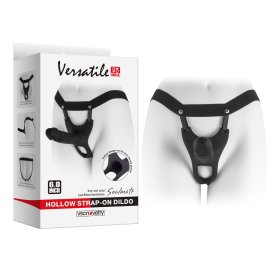 Soulmate Unisex Silicone Hollow Strap-On 6 Inch