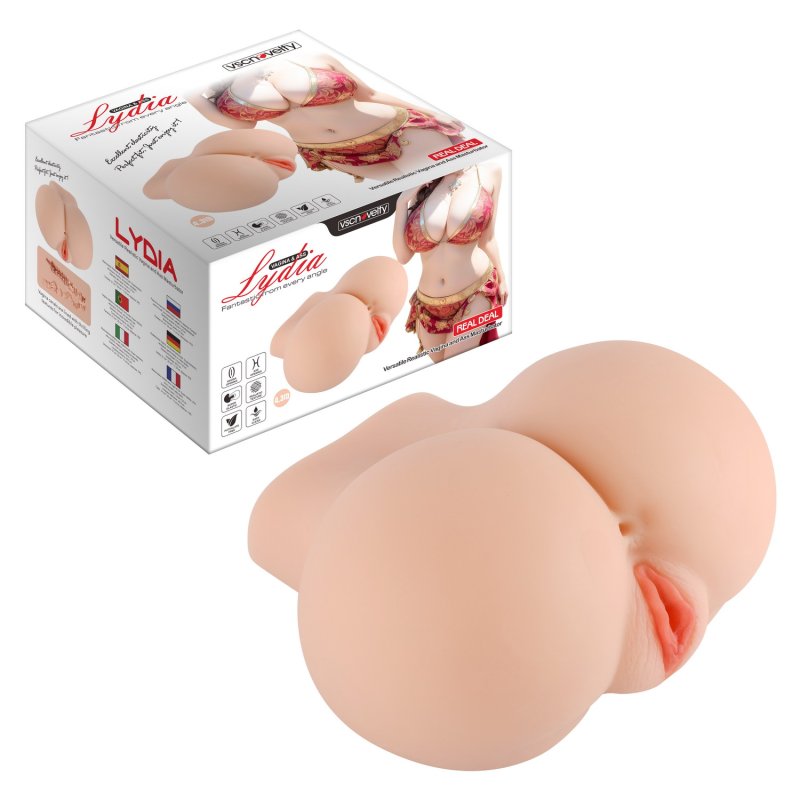 (image for) Versatile Realistic Vagina and Ass Masturbator-Lydia