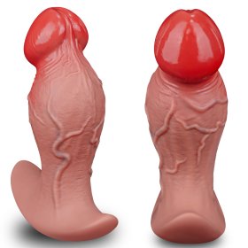 Big Glans Textured Anal Dildo Plug Big Glans Textured Anal Dildo Plug