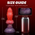 (image for) 8.6" Creature Cock Silicone Dog Dildo