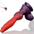 (image for) 9.6" Creature Cock Silicone Dog Dildo