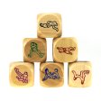 (image for) Six Sex Positions Wood Dice