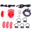 (image for) Electro Sex Chastity Device - Red