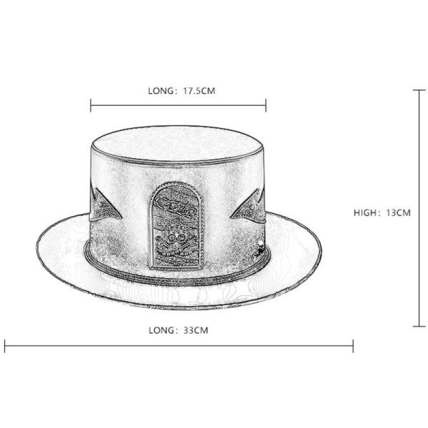 (image for) Steampunk Costume Plague Doctor Hat