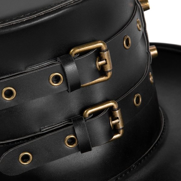 (image for) Men's Steampunk Metal Elk Hat