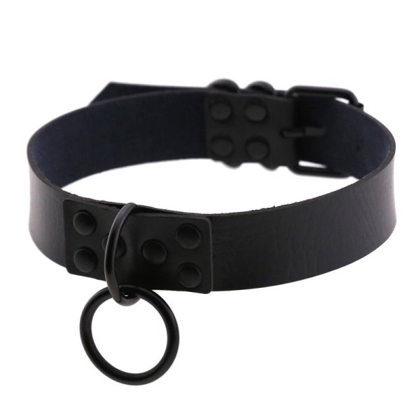 (image for) Black Nail O Neck Necklace Clavicle Chain