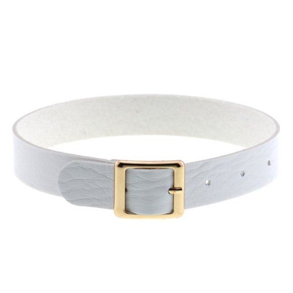 (image for) Harajuku Punk Rock Leather Collar - Golden