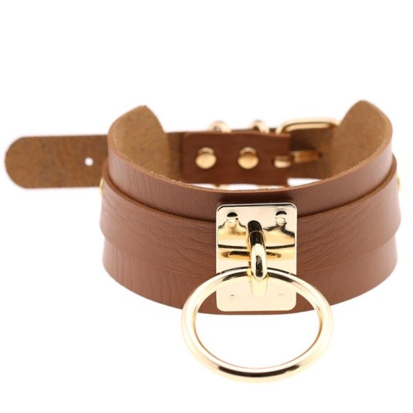 (image for) Golden O Ring Neck Necklace