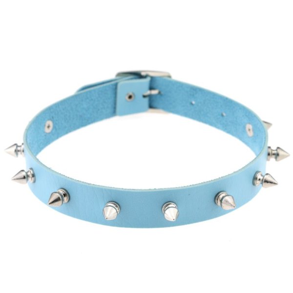 (image for) Punk Spiked Studded Leather Collar