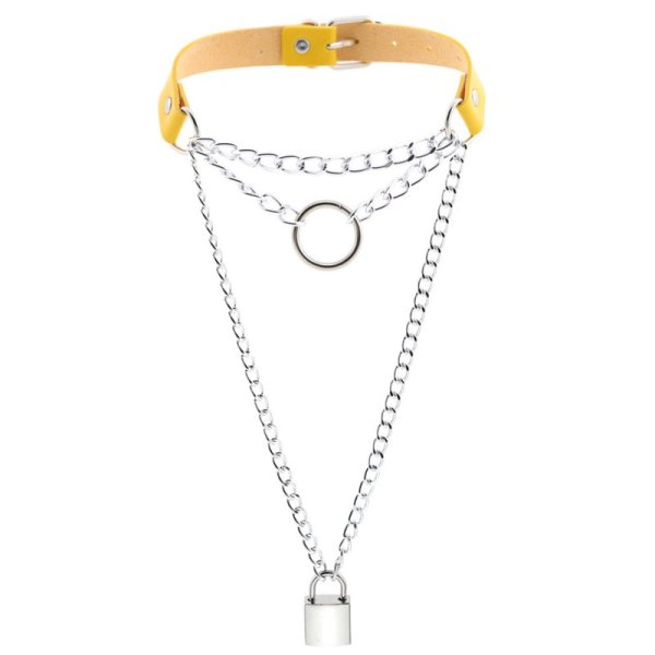 (image for) Chain Lock Pendant Ring Collar