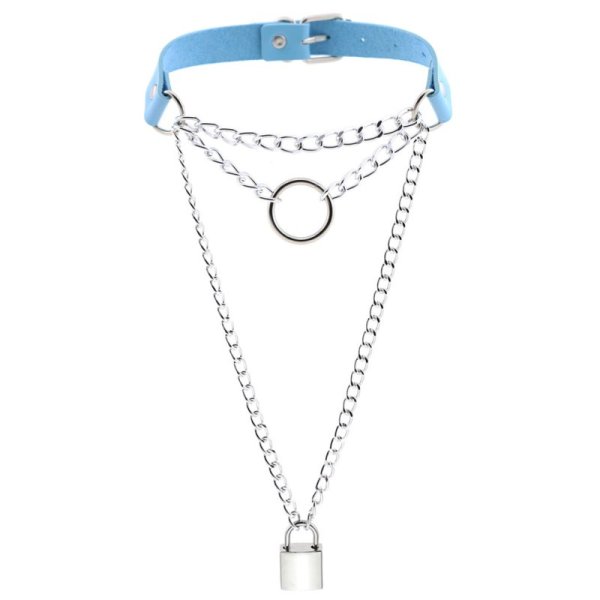 (image for) Chain Lock Pendant Ring Collar