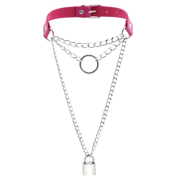 (image for) Chain Lock Pendant Ring Collar