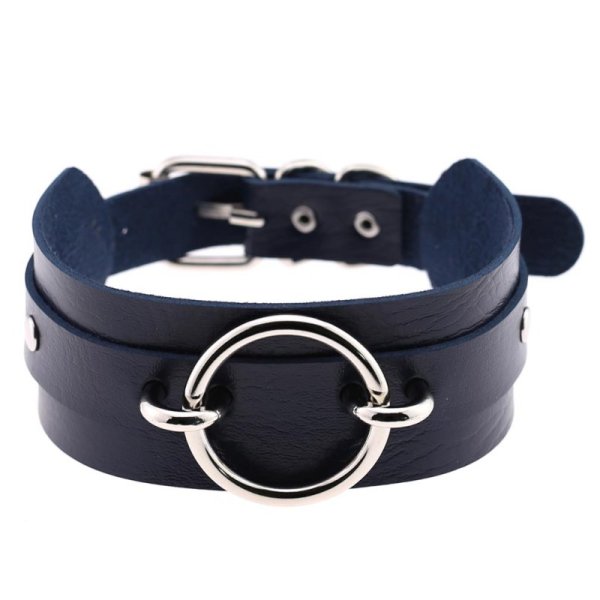 (image for) Silver O-Ring Punk Collar