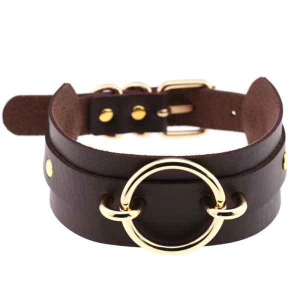(image for) Golden O-Ring Punk Collar