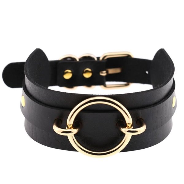 (image for) Golden O-Ring Punk Collar