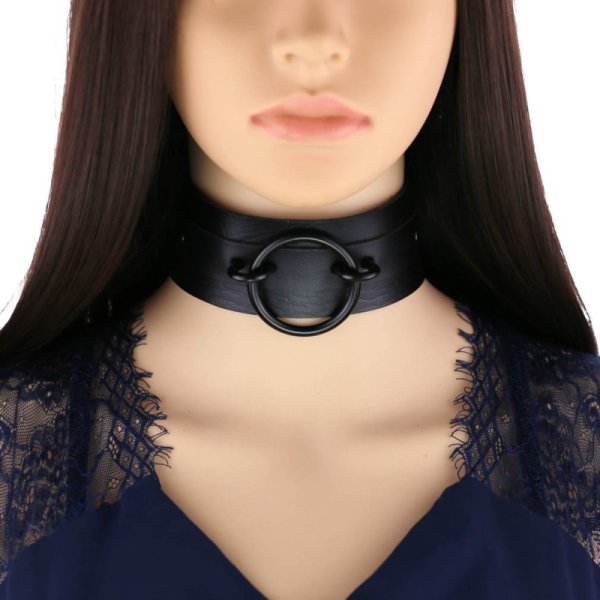 (image for) Black O-Ring Punk Collar