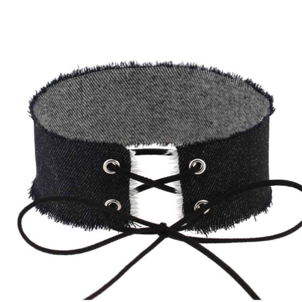(image for) Binding Collar WIth Denim
