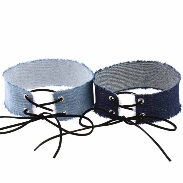 (image for) Binding Collar WIth Denim