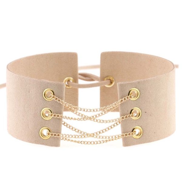 (image for) Coral Fleece Binding Collar - Golden