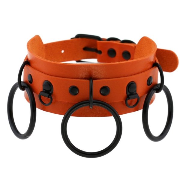 (image for) Punk Street Shooting Black O-ring Necklace