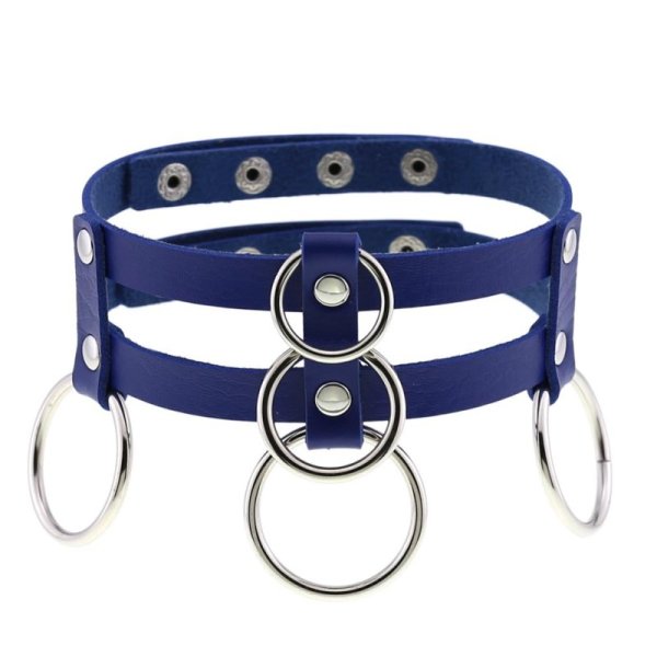 (image for) Double Row Circle Choker Necklace