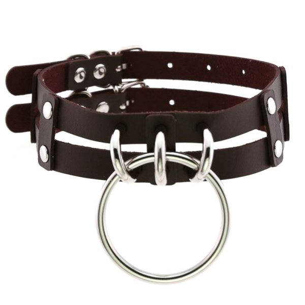 (image for) Punk Gothic Two Line Choker Neck Ring