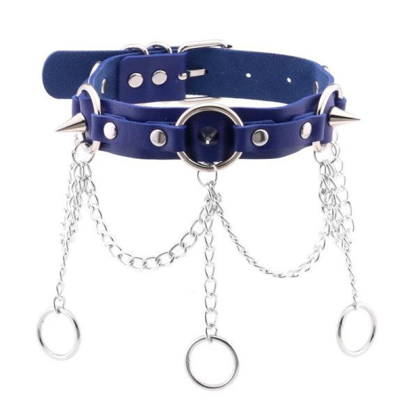 (image for) Punk Circle Spikes Collar