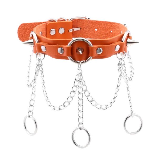 (image for) Punk Circle Spikes Collar