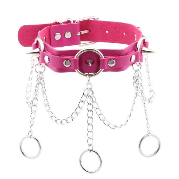 (image for) Punk Circle Spikes Collar