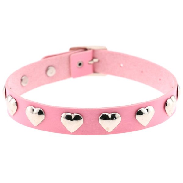 (image for) Love Heart Rivets Collar