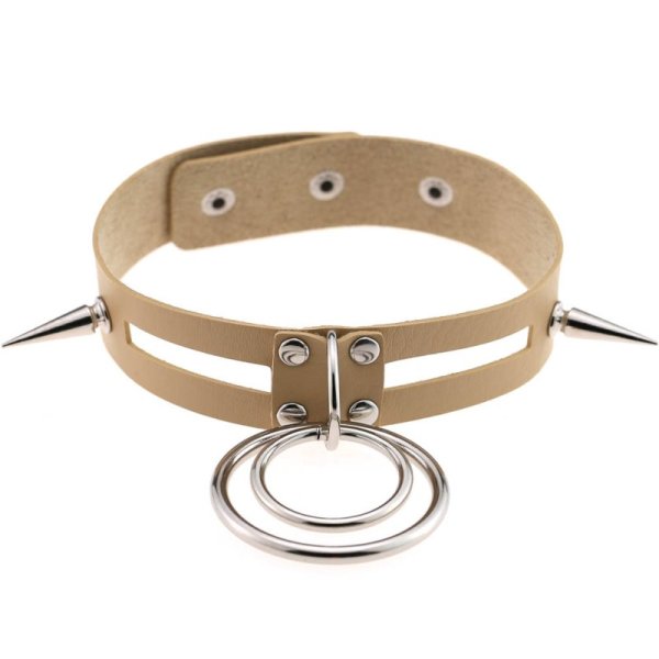 (image for) Rivet spiked Collar