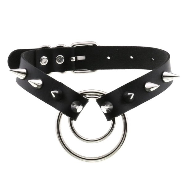 (image for) Double Ring Spiked Stud nCollar