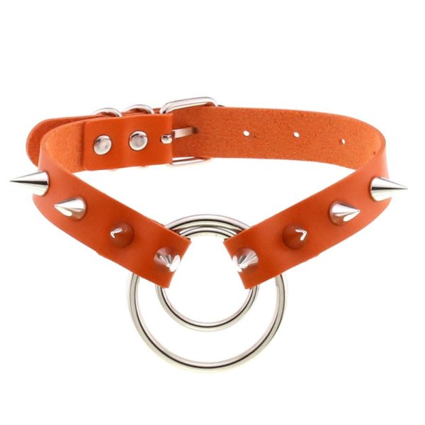(image for) Double Ring Spiked Stud nCollar