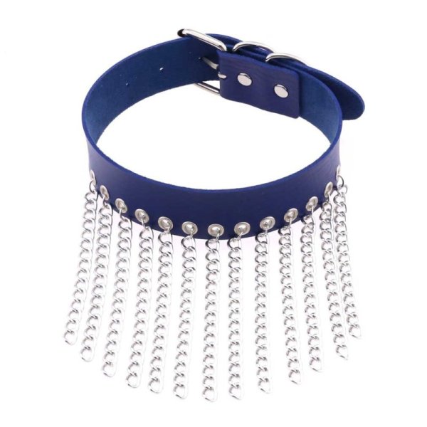 (image for) Metal Chain Tassel Collar