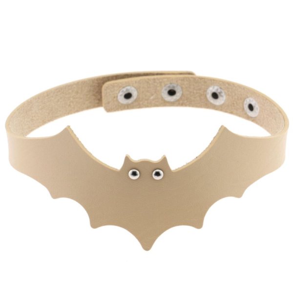 (image for) Little Devil PU Leather Bat Wing Collar