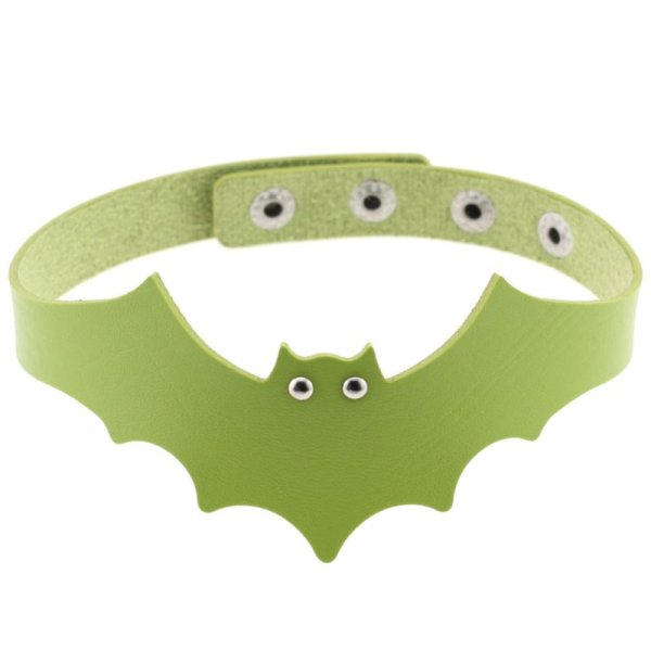 (image for) Little Devil PU Leather Bat Wing Collar