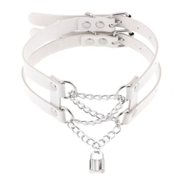 (image for) Double Lock Pendant Necklace