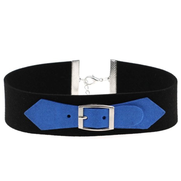 (image for) Velvet Necklace with Metal Buckle