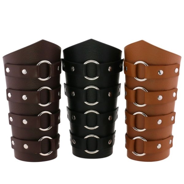 (image for) Waxed Cycling Round Ring Buckle Bracers