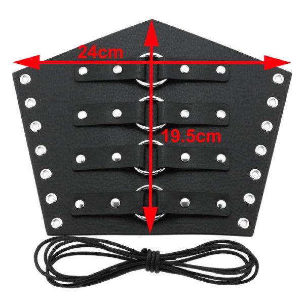 (image for) Waxed Cycling Round Ring Buckle Bracers