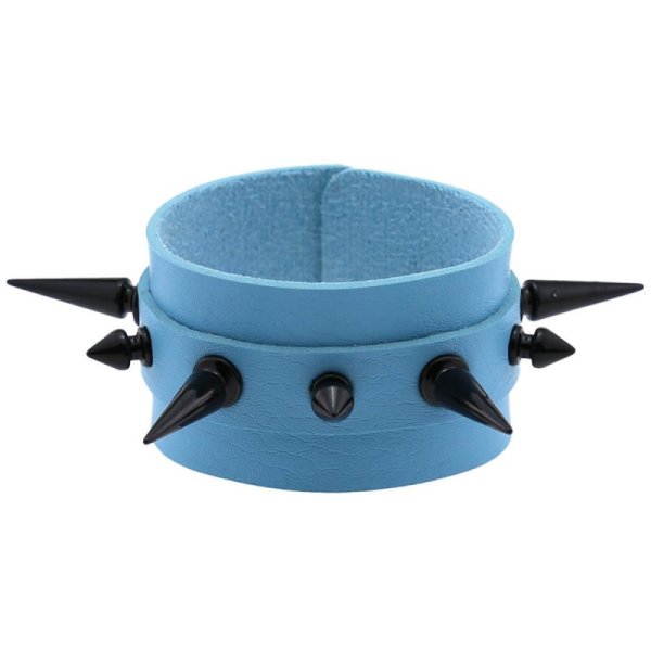 (image for) Tapered Stud Double Leather Bracelet
