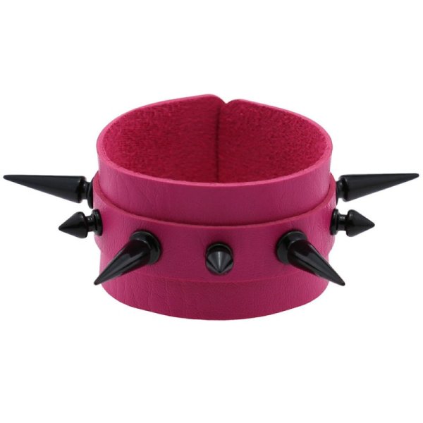 (image for) Tapered Stud Double Leather Bracelet